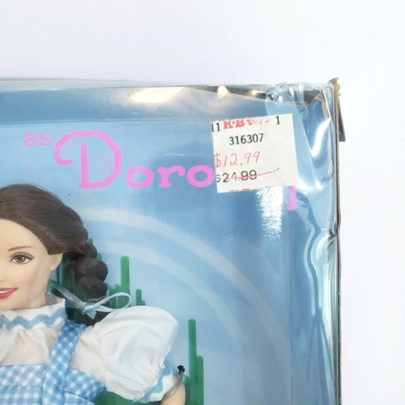 Last Chance NIB Barbie Wizard of Oz Talking Dorothy Doll, Ruby Slippers Light Up - Picture 3 of 9
